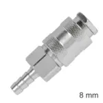 QUICK COUPLER UNIVERSAL 8MM HOSETAIL