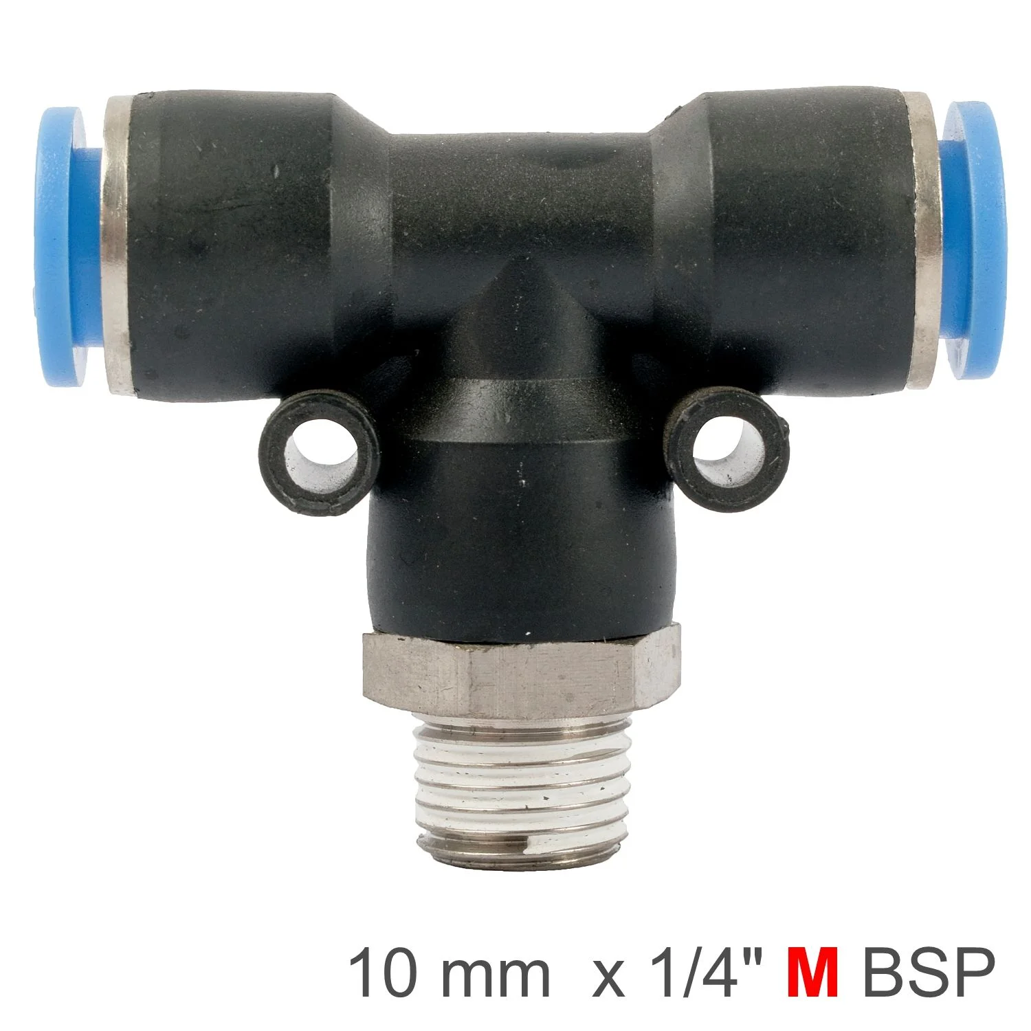 SPB10-02.webp PU HOSE FITTING TEE 10MM-1/4 M - Image 1