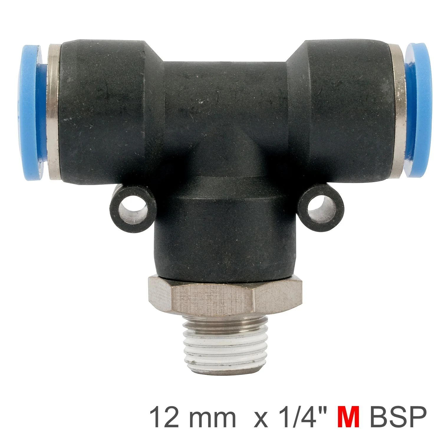 SPB12-02.webp PU HOSE FITTING TEE 12MM-1/4 M - Image 1