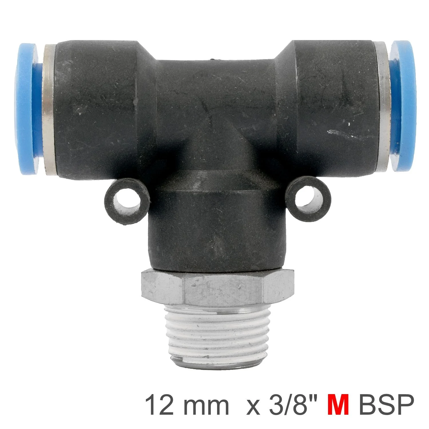 SPB12-03.webp PU HOSE FITTING TEE 12MM-3/8 M - Image 1