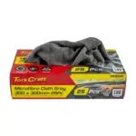 MICROFIBRE CLOTH DISP. GREY 300MM X 300MM 180GSM 25PC T/BOX - Image 2