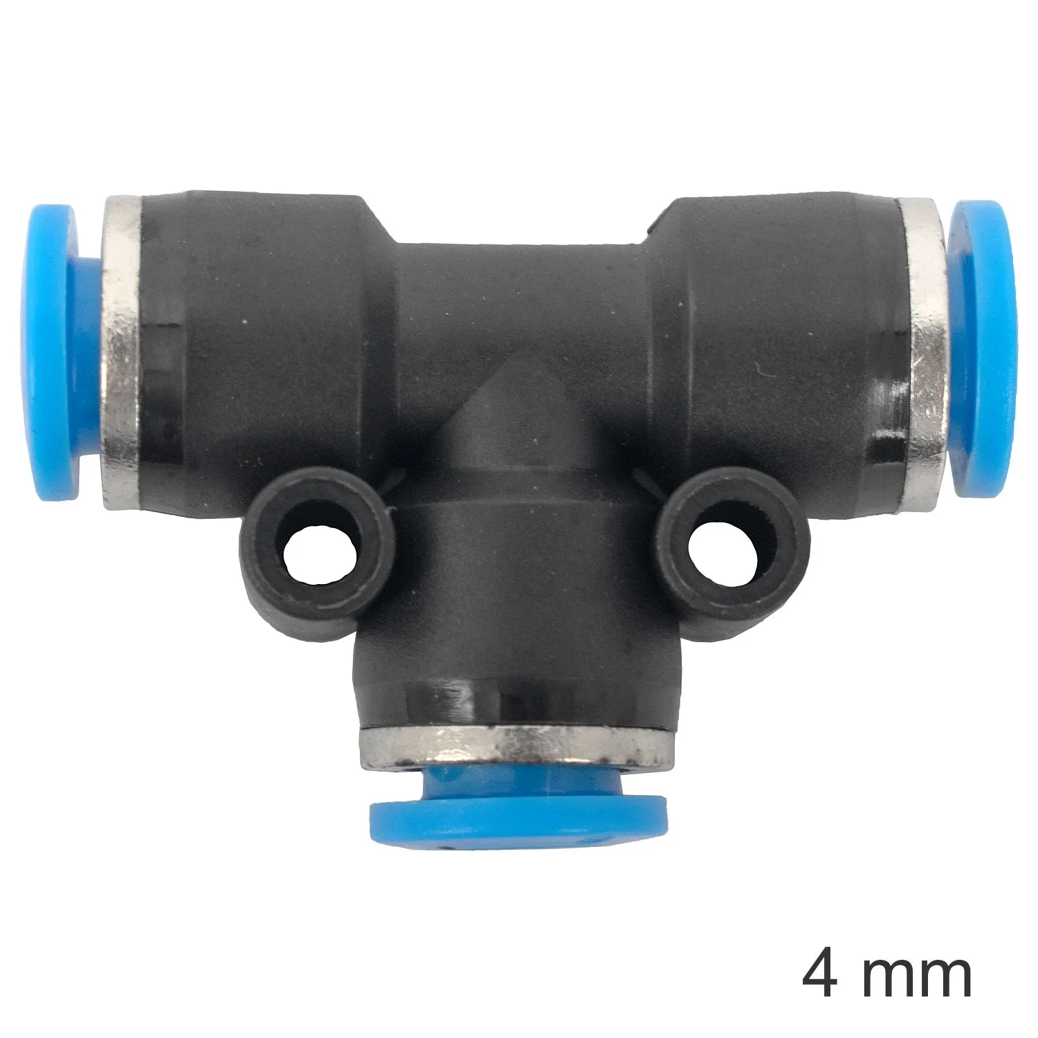 SPE04.webp PU HOSE FITTING TEE 4MM - Image 1