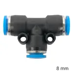 PU HOSE FITTING TEE 8MM