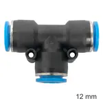 PU HOSE FITTING TEE 12MM