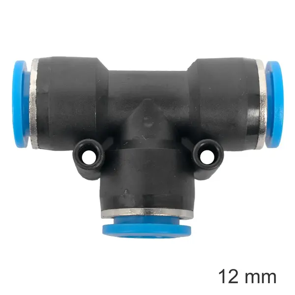 PU HOSE FITTING TEE 12MM