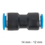 PU HOSE FITTING REDUCER 14MM-12MM