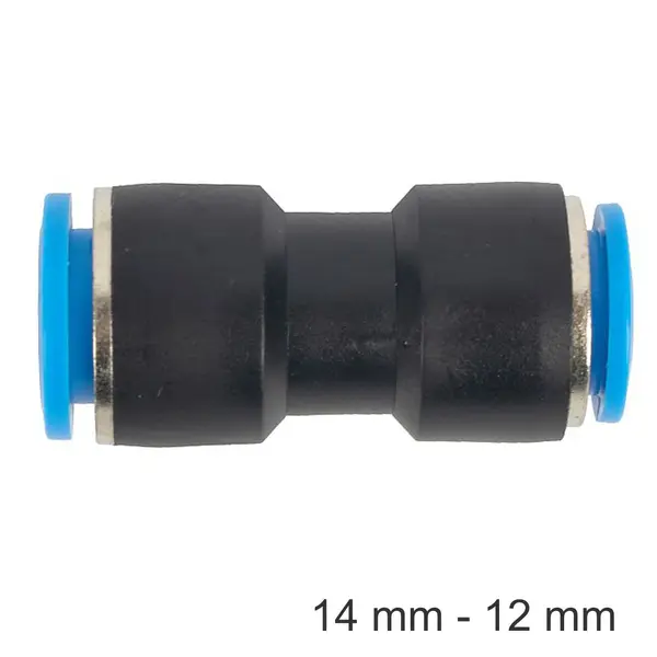 PU HOSE FITTING REDUCER 14MM-12MM