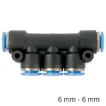 PU HOSE FITTING MANIFOLD 6MM-6MM