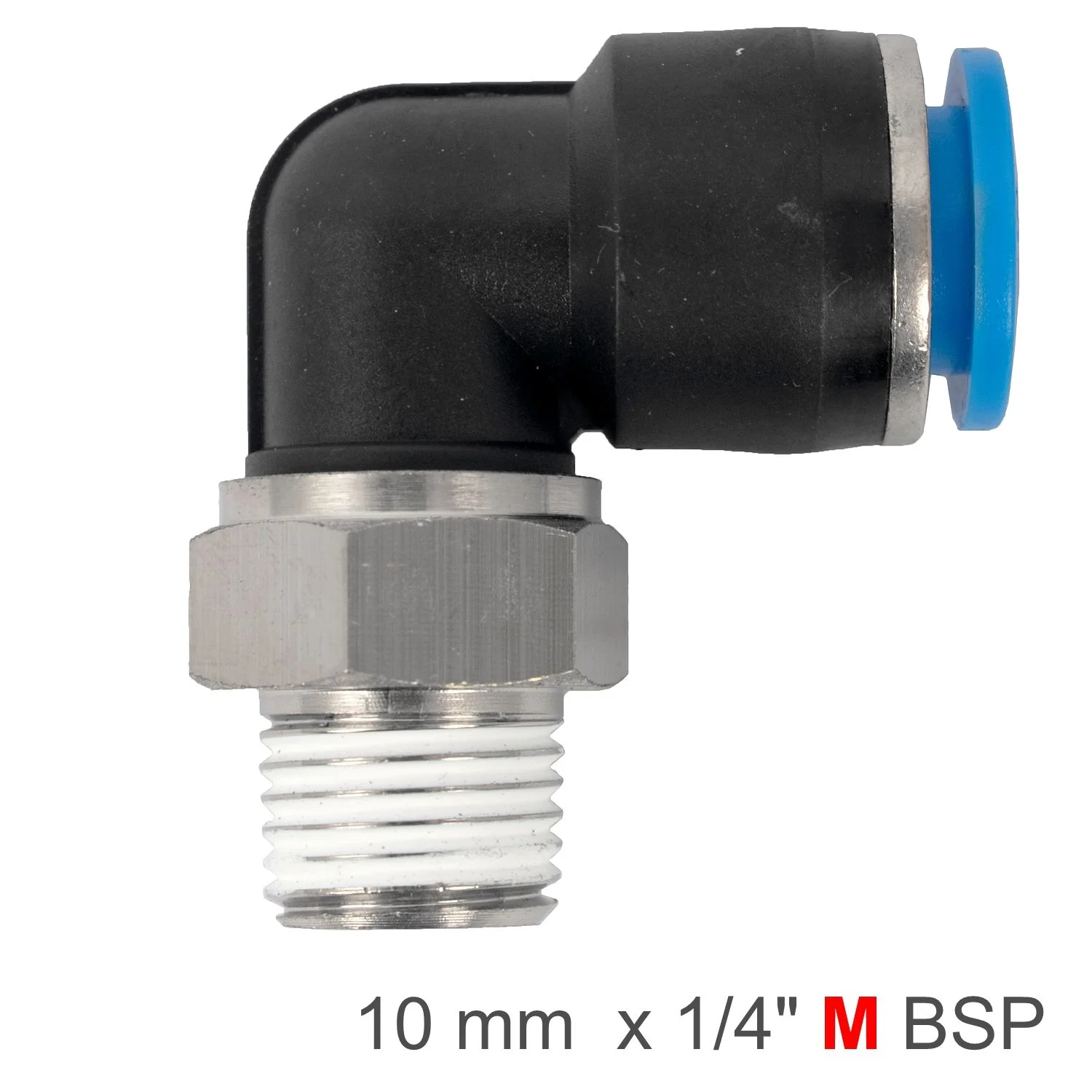 SPL10-02.webp PU HOSE FITTING ELBOW 10MM-1/4 M - Image 1