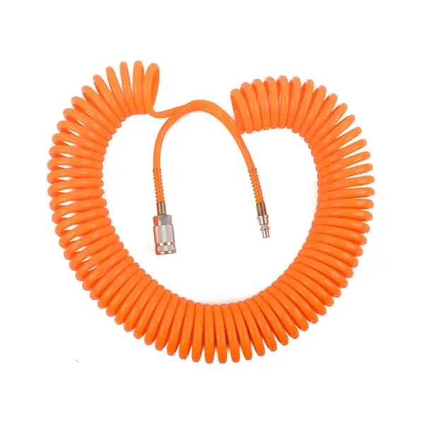 SPIRAL HOSE 15MX8MM W/ARO QUICK COUPLER