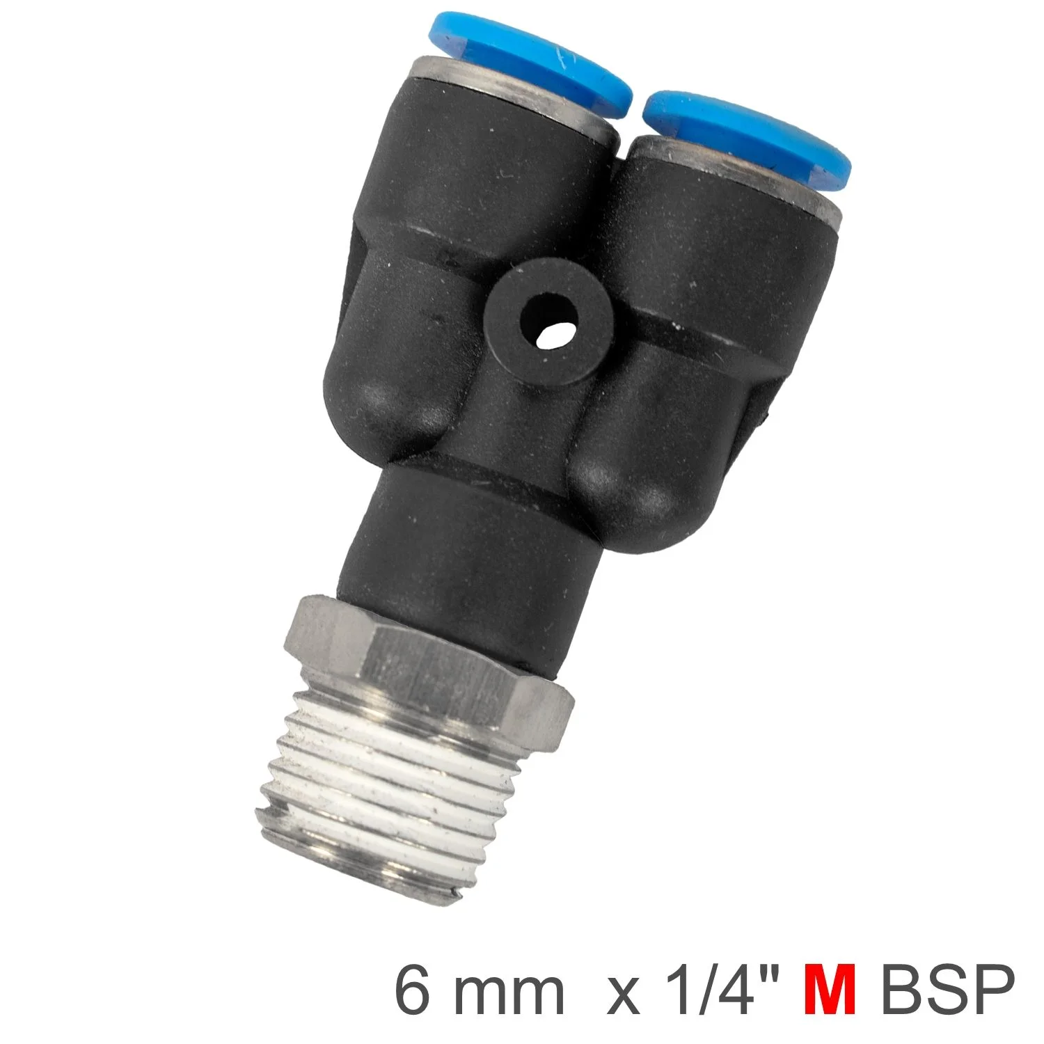 SPX06-02.webp PU HOSE FITTING Y JOINT 6MM-1/4 M - Image 1