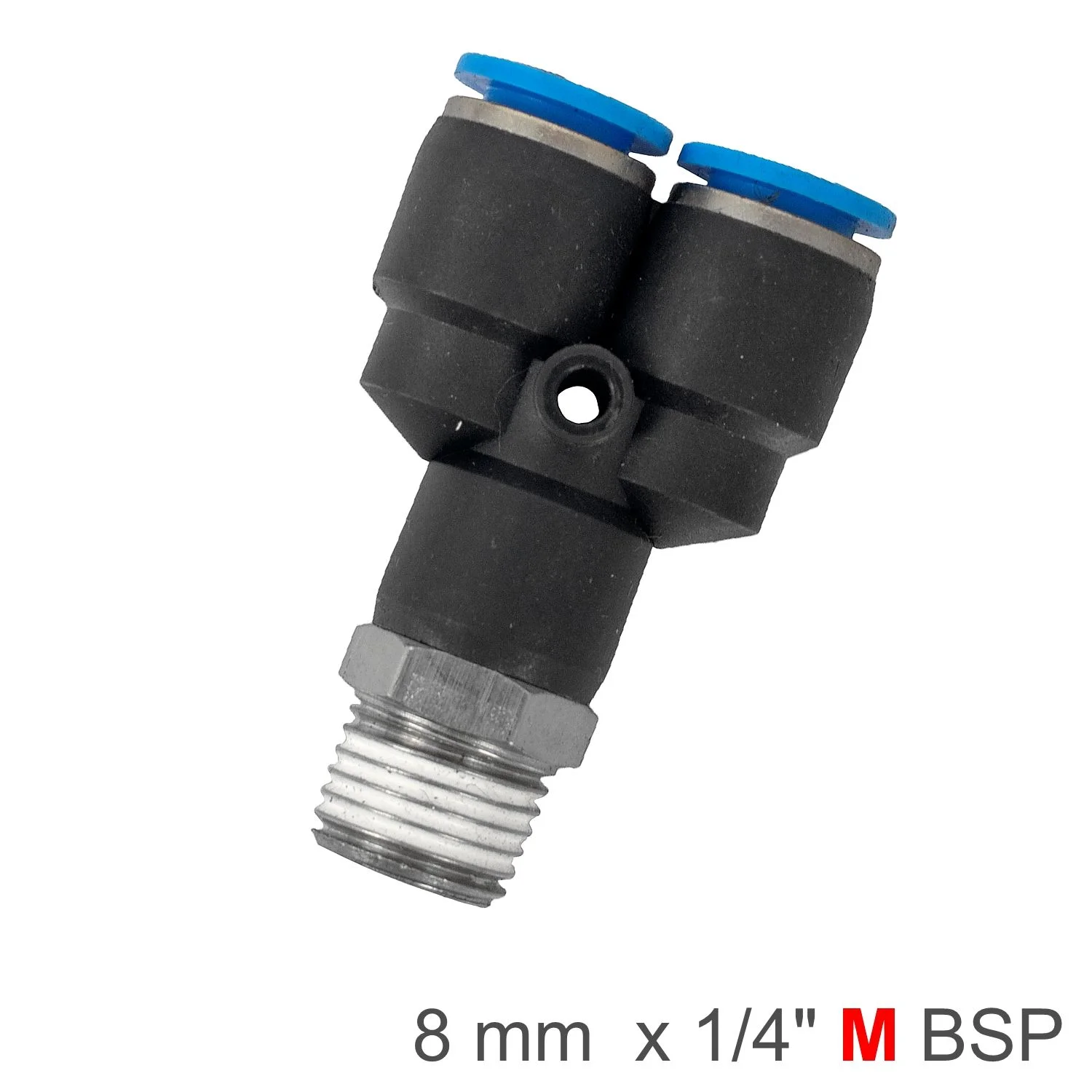 SPX08-02.webp PU HOSE FITTING Y JOINT 8MM-1/4 M - Image 1