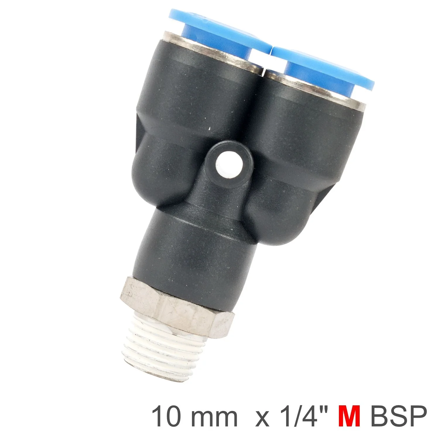 SPX10-02.webp PU HOSE FITTING Y JOINT 10MM-1/4 M - Image 1