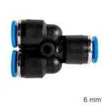 PU HOSE FITTING Y JOINT 6MM