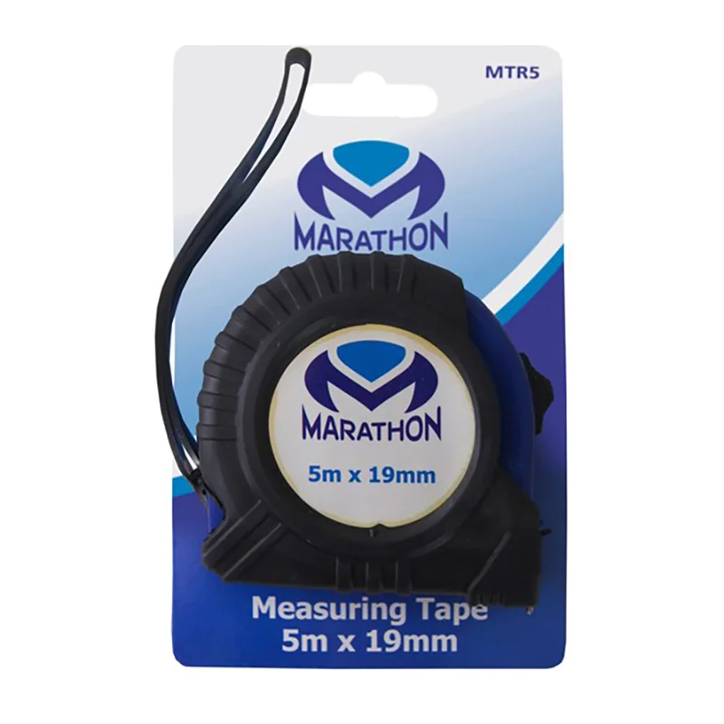 T11376.webp MEASURING TAPE MARATHON RUBBERISED 5M X 19MM MTR - Image 1
