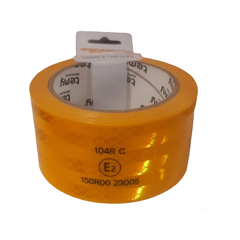T11415.webp TAPE REFLECTIVE 50MM X 7MT YELLOW - Image 1