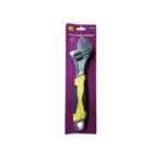 WRENCH ADJUSTABLE 250MM RUBBER GRIP