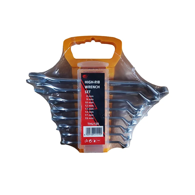 T11492.webp SPANNER SET COMBINATION 8PCE CHROME VANADIUM 8 TO 19MM - Image 1