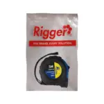 MEASURING TAPE RUBBERISED RETRACT  5MT X 19MM RIGGER AD-2006