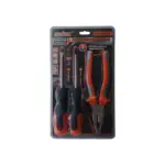 SCREWDRIVER & PLIER SET 3 PCE 6X100/PH2X100/200MM COMB SDY87