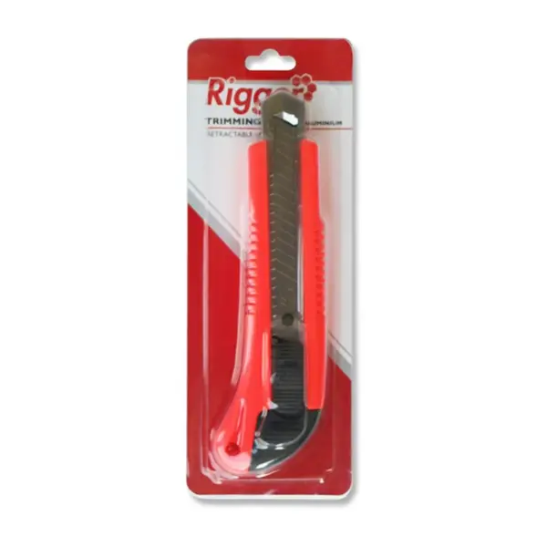 KNIFE SNAP OFF BLADE PLASTIC 18MM RIGGER