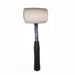 HAMMER MALLET RUBBER STEEL SHAFT 700GR WHITE RIGGER