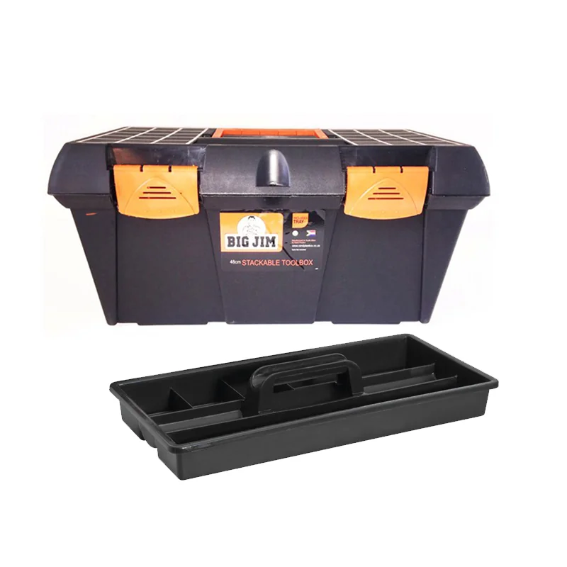 T60430.webp TOOLBOX BIGJIM 48CM STACKABLE BLK DYTB148BKO - Image 1