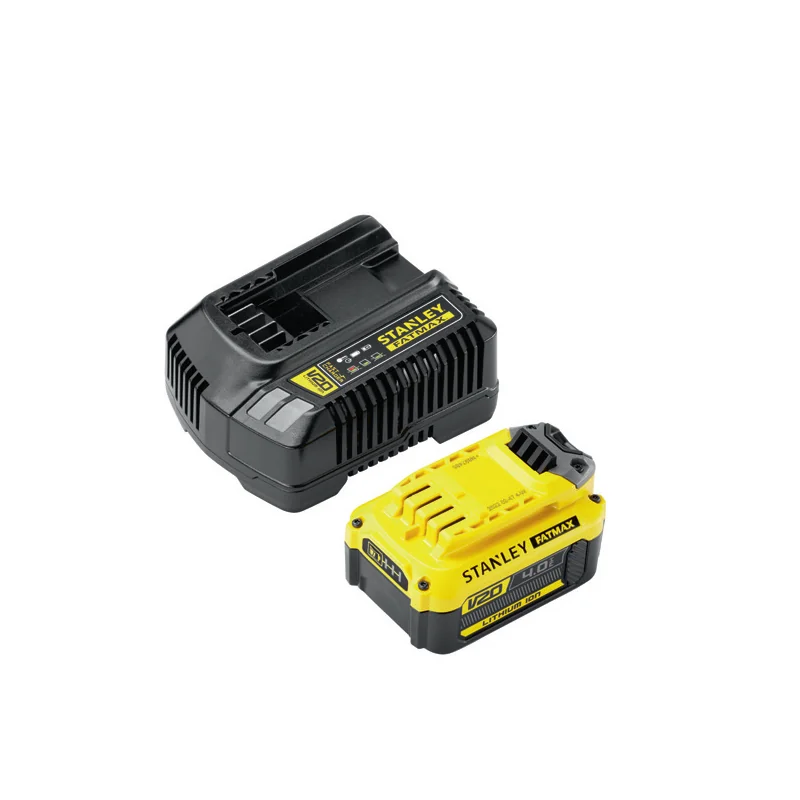 T60545.webp STANLEY FATMAX CHARGER & BATTERY 18V V20 1X4AH SFMCB14M1-QW - Image 1