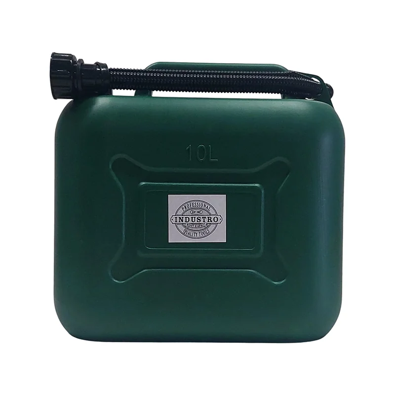 T60549.webp JERRY CAN PLASTIC GREEN 10LTR JER109 - Image 1
