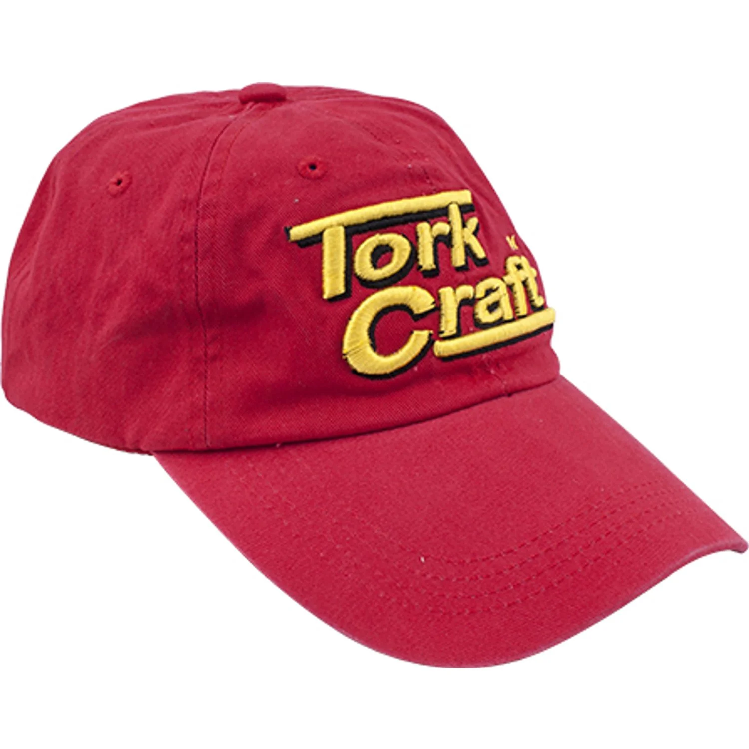 TC00109.webp TORK CRAFT BASE BALL CAP RED ADJUSTABLE (ONE SIZE FITS ALL) - Image 1