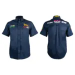 VERMONT MENS COTTON SHIRT NAVY BLUE 3XL