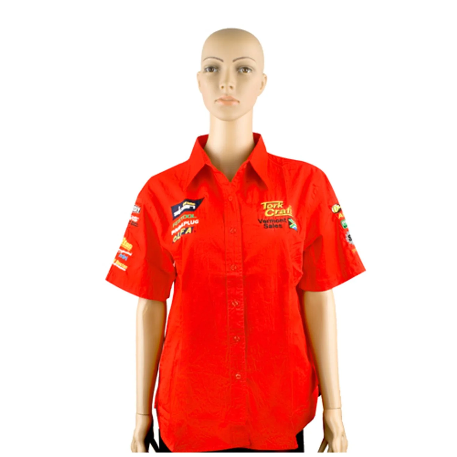 TC00615.webp VERMONT LADIES BLOUSE 3/4 NAVY X-LARGE - Image 1