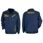 UNISEX SOFT SHELL JACKET BLUE - LARGE
