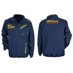 UNISEX SOFT SHELL JACKET BLUE - X-LARGE