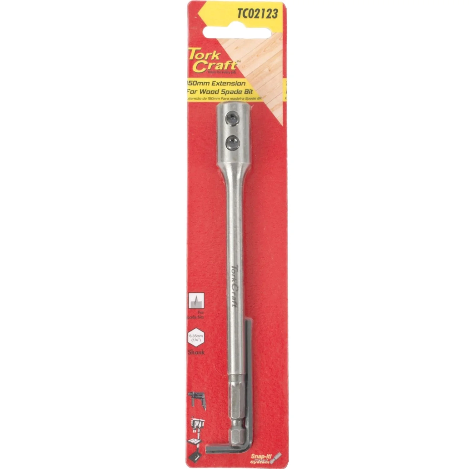 TC02123.webp EXTENSION 150MM FOR SPADE BITS - Image 1