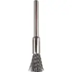 MINI CARBON STEEL BRUSH 5.0MM END 3.2MM SHANK