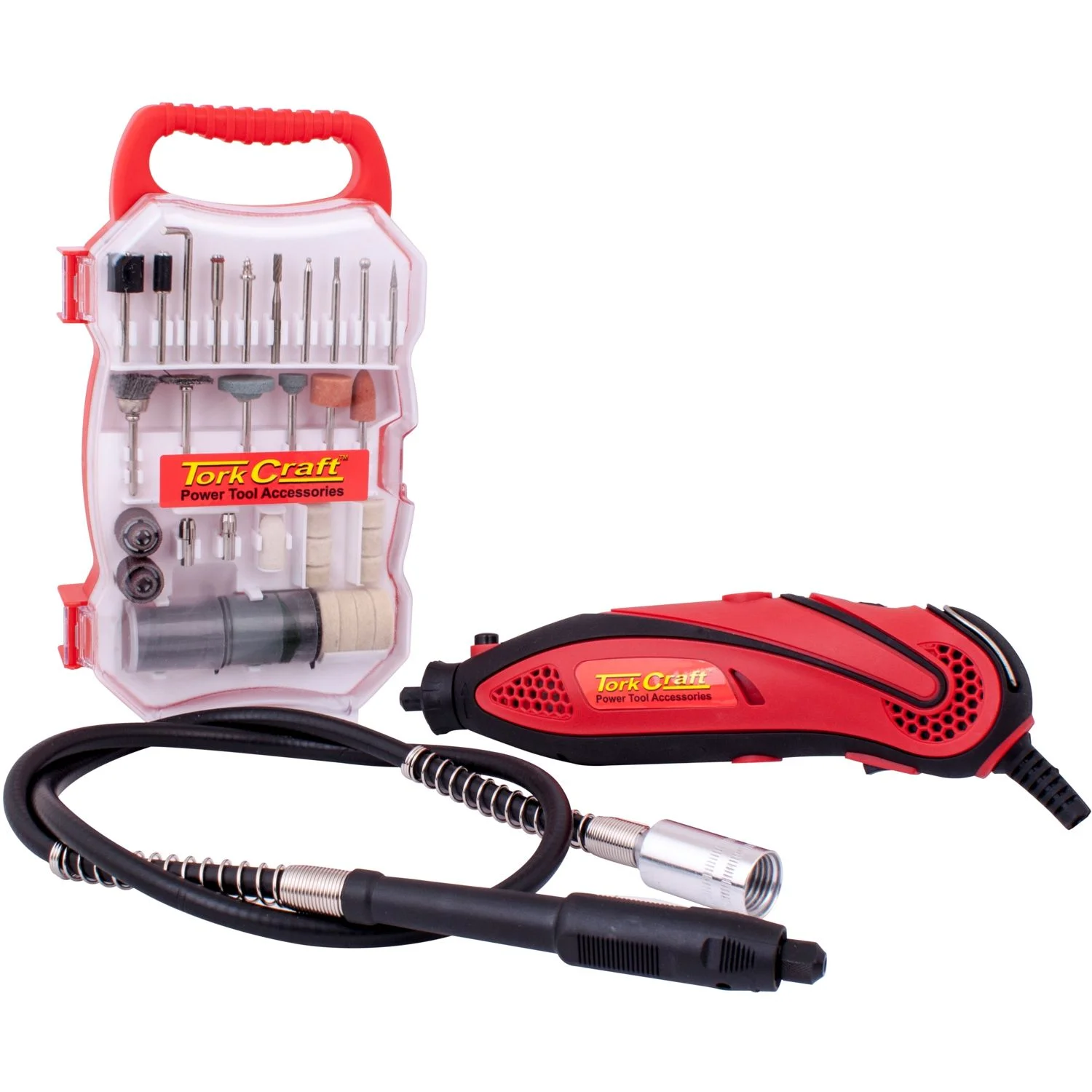 TC08872.webp MINI ROTARY TOOL AND 72 PC ACCESSORY KIT WITH FLEXIBLE SHAFT - Image 1