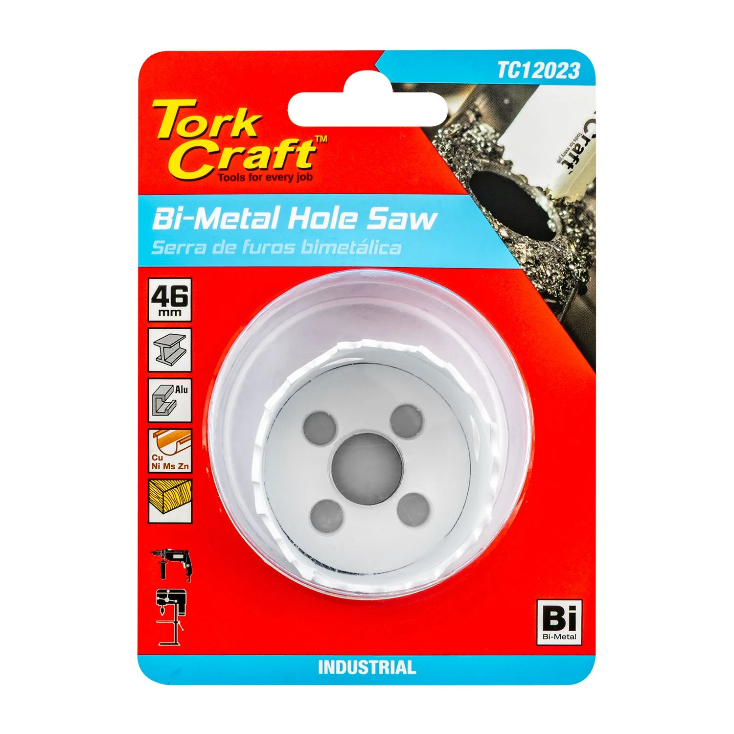 TC12023.webp HOLE SAW BI-METAL 46MM - Image 1