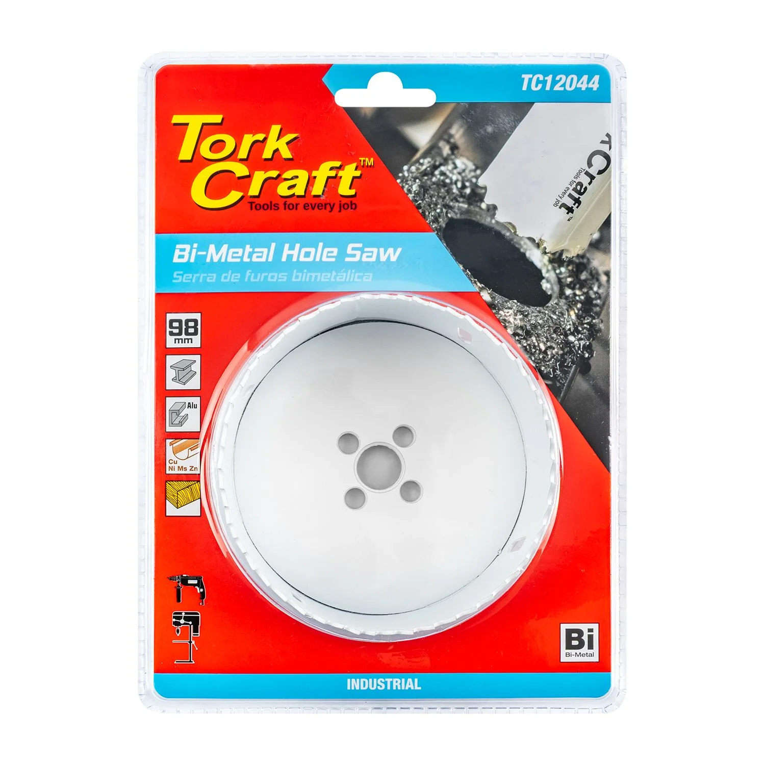 TC12044.webp HOLE SAW BI-METAL 98MM - Image 1