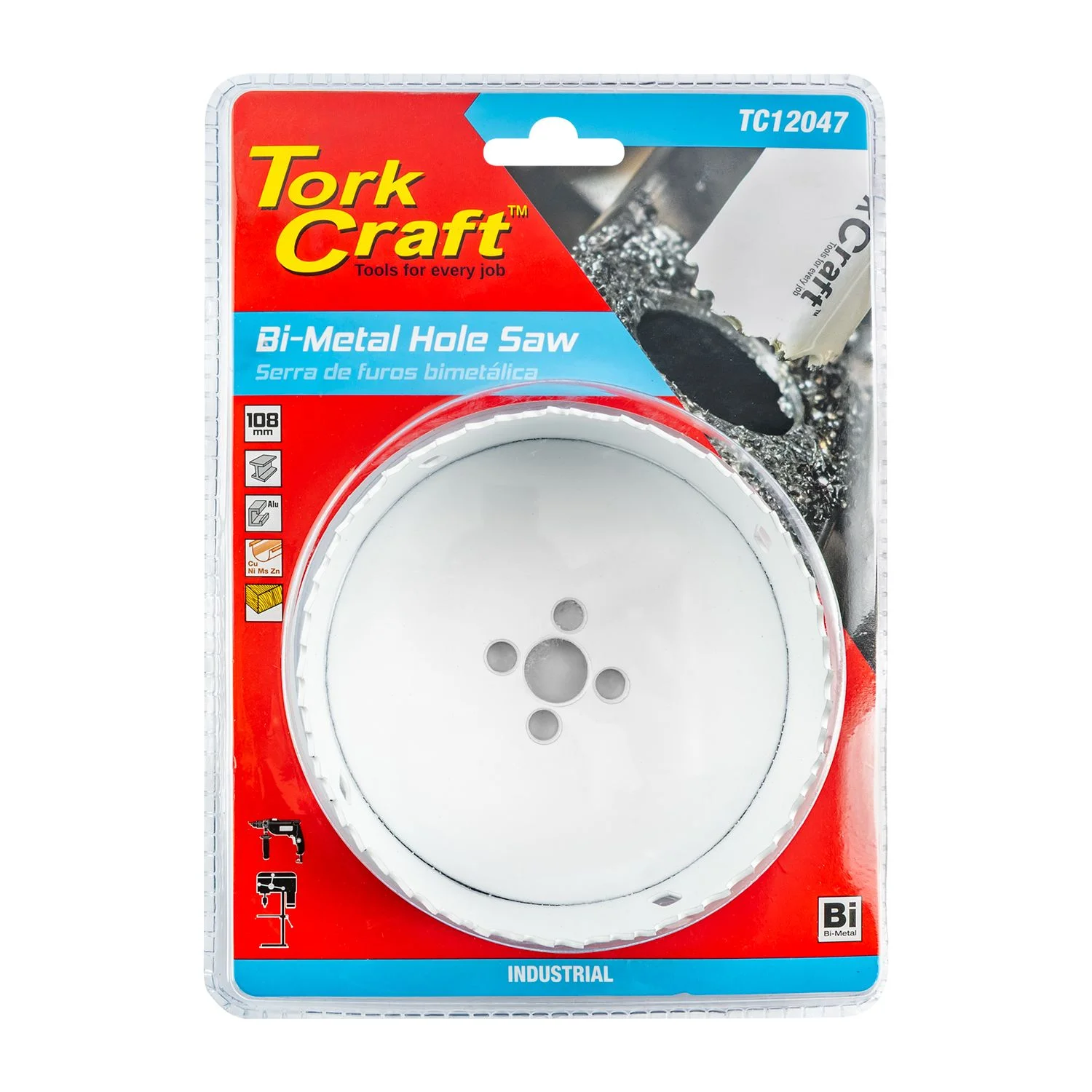 TC12047.webp HOLE SAW BI-METAL 108MM - Image 1