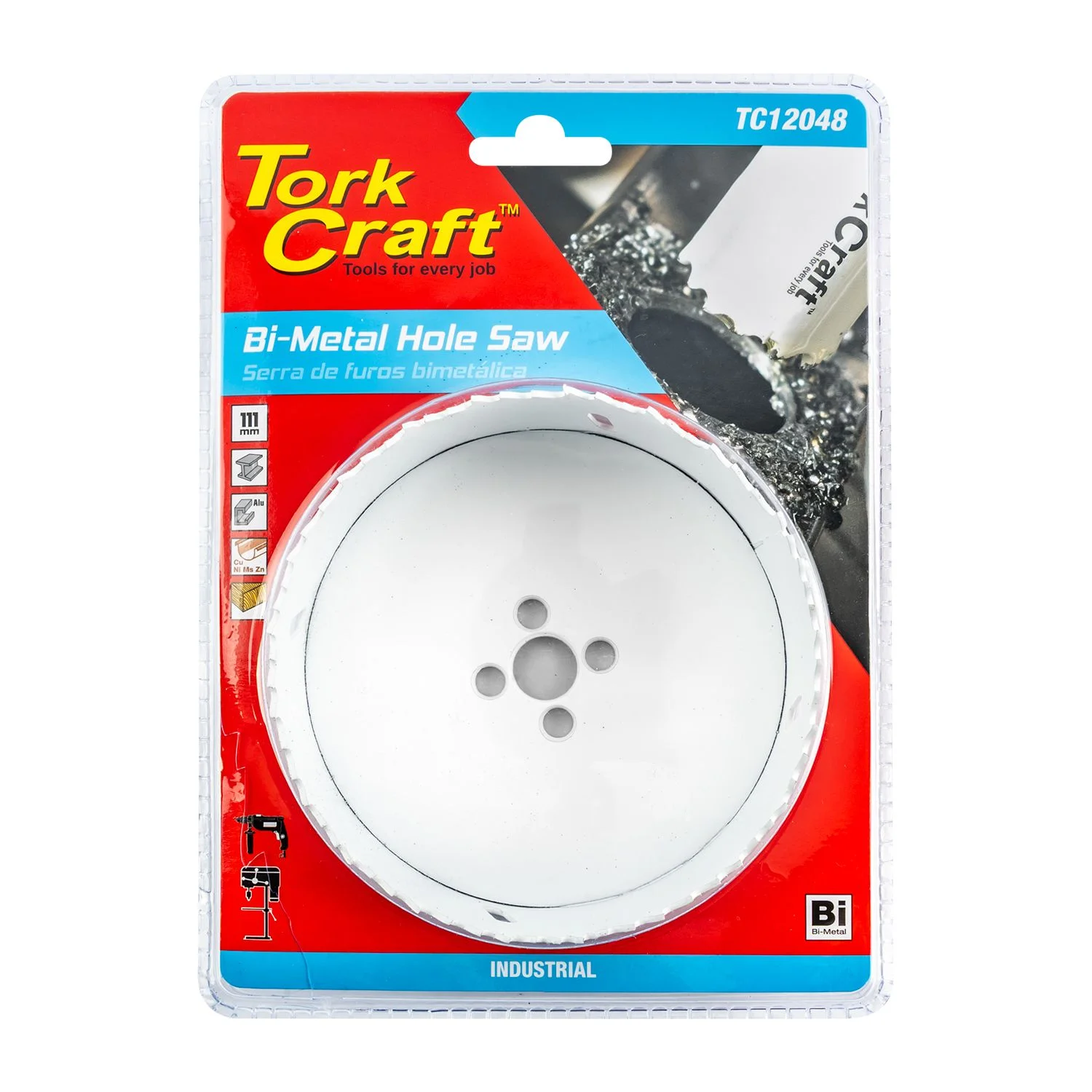 TC12048.webp HOLE SAW BI-METAL 111MM - Image 1