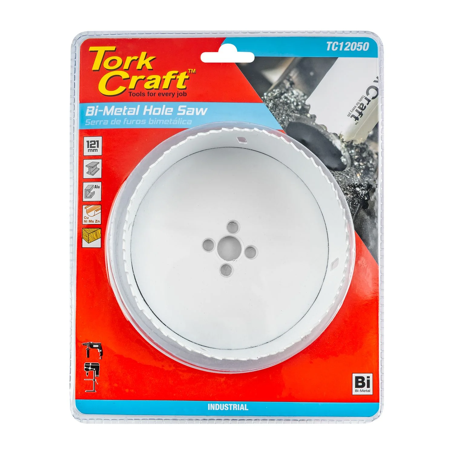 TC12050.webp HOLE SAW BI-METAL 121MM - Image 1