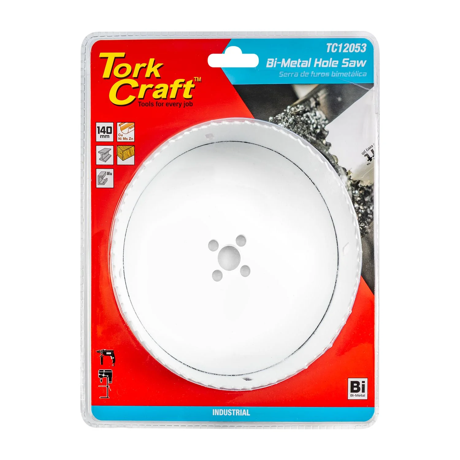 TC12053.webp HOLE SAW BI-METAL 140MM - Image 1