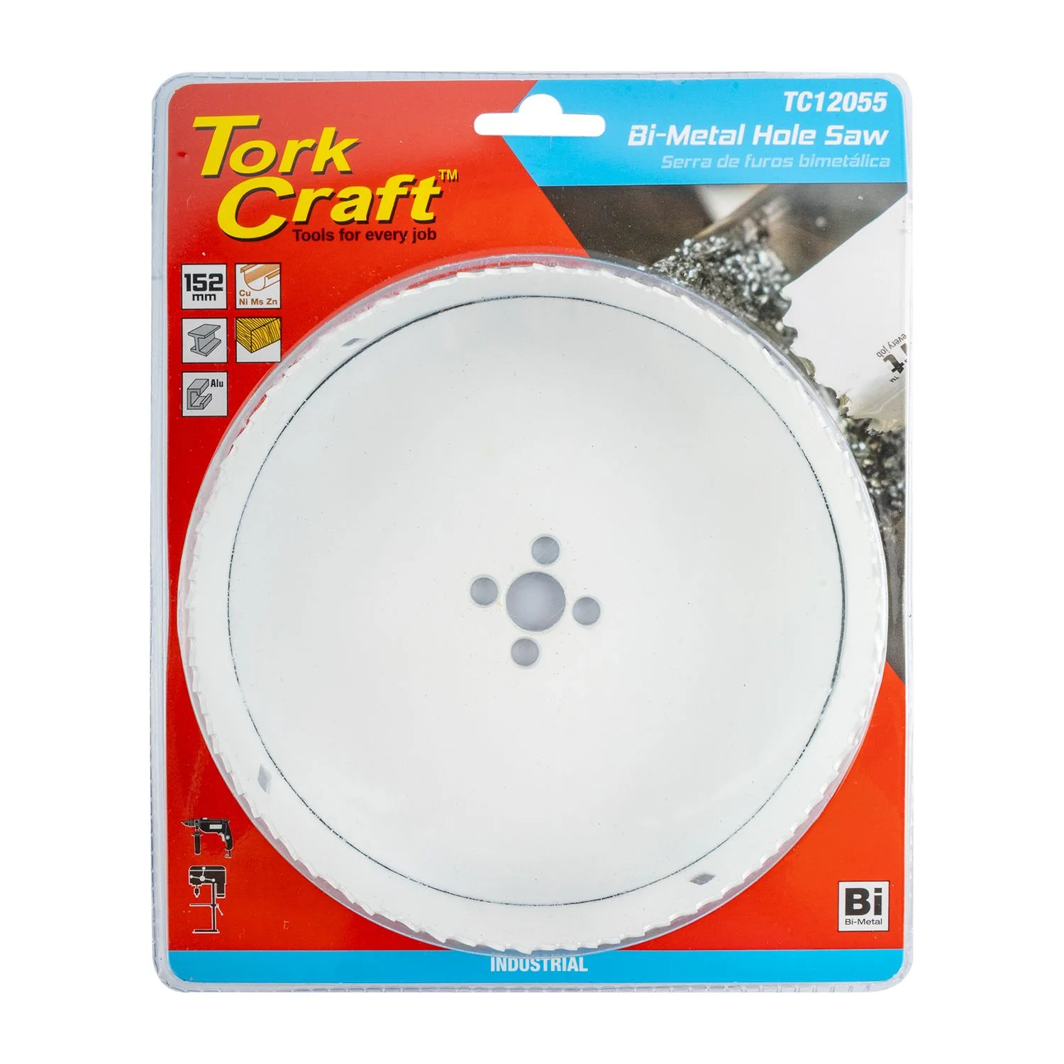 TC12055.webp HOLE SAW BI-METAL 152MM - Image 1