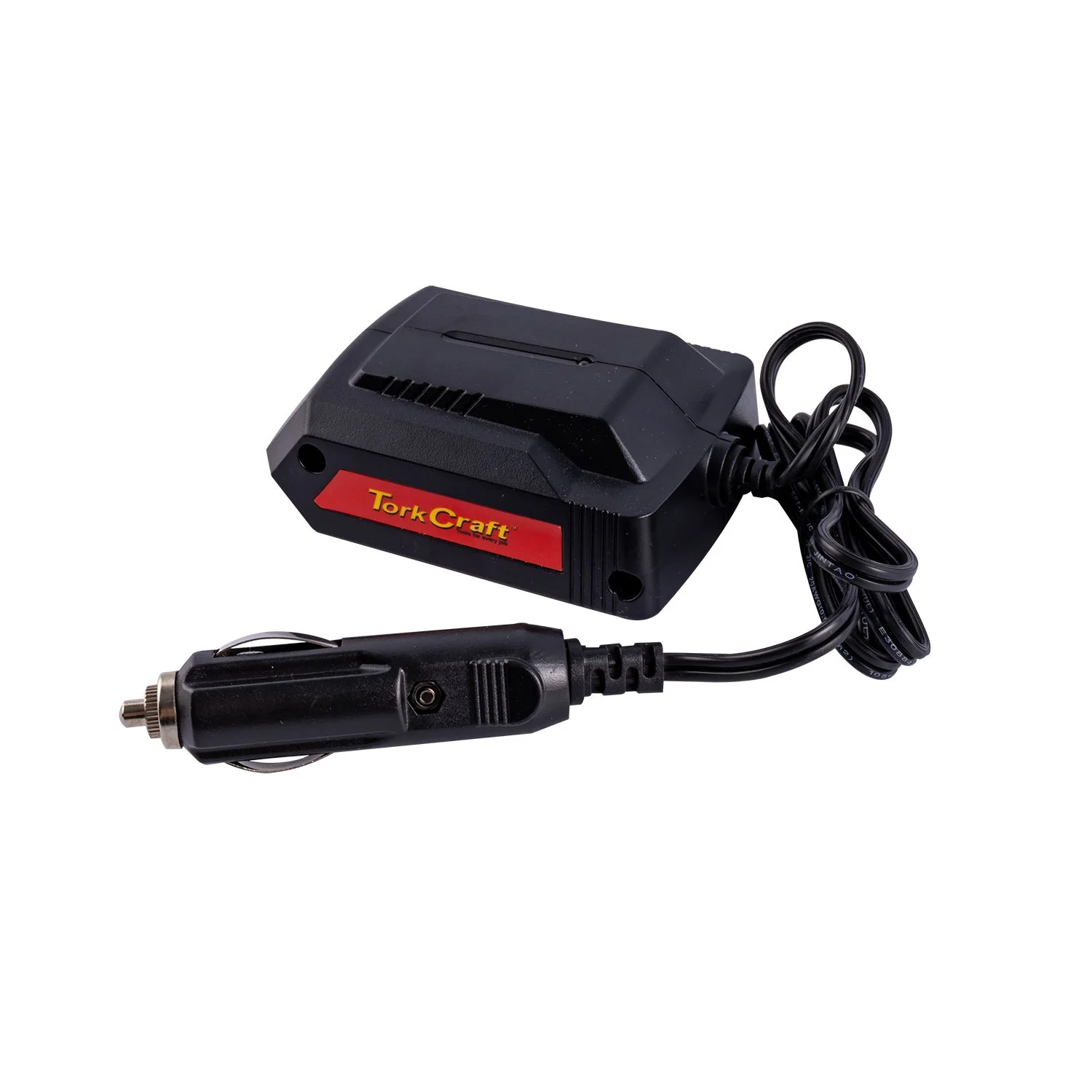 TC12VABC-01.webp 12V BATTERY CAR CHARGER FOR 20V BATTERIES 2.3A 0.8M CABLE - Image 1