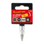 SOCKET BIT 1/4″DR SLOTTED SL6 S2 MATERIAL