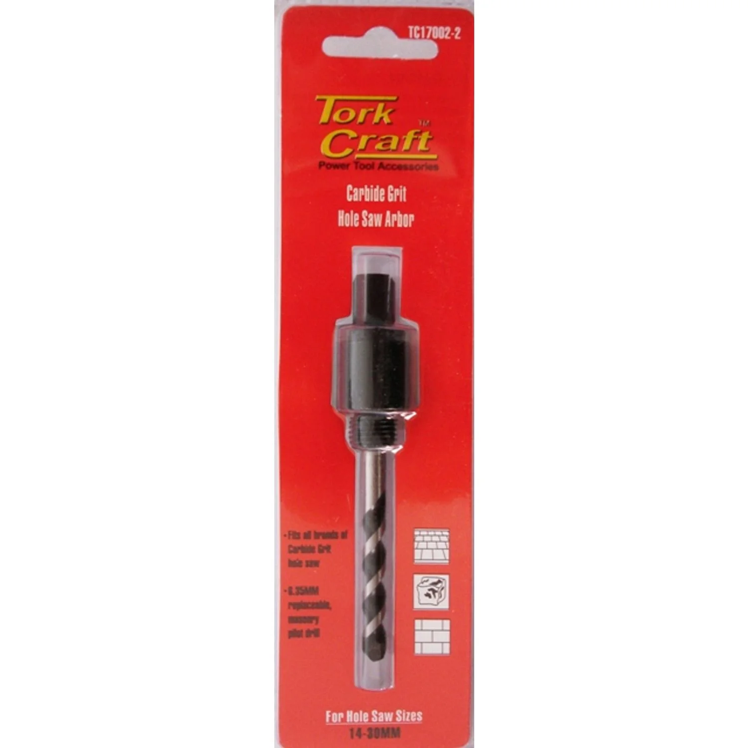 TC17002-2.webp MANDREL CARBIDE GRIT HOLE SAW 16 - 30MM - Image 1