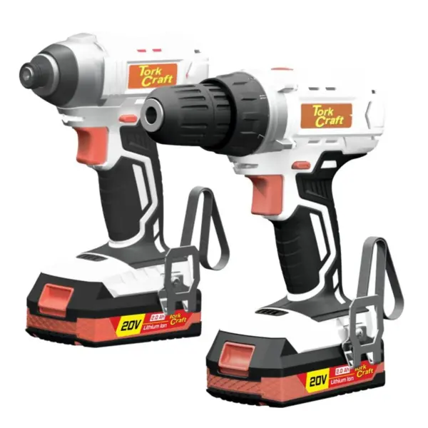 DRILL and IMPACT DRIVER TWIN PACK 20V 2 X 2.0AH BAT STD CHARG CARRY BAG