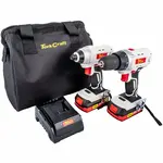 DRILL and IMPACT DRIVER TWIN PACK 20V 2 X 2.0AH BAT STD CHARG CARRY BAG - Image 2