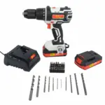 IMP. DRILL DRIVER ID13 20V 13MM 0-1750RPM 50NM 2 X 2.0 AH BAT STD CHAR - Image 5